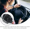 Horloges murales Temps de tableau de bord automobile Auto Automobiles Luminal Automobiles Internal Stick-on Mini Digital Watch Mechanics Quartz Tableau de bord Quartz Ornement