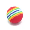 30pcsbag EVA Foam Golfballen GeelRedBlue Regenboog Spons Indoor golf Oefenbal Training Aid 240116