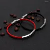 Charm Bracelets 10pcs Stainless Steel Lovers Braid Blank ID Tags Silicone Bangle Tunable For Engrave Metal Plate Bracelet Mirror Polished