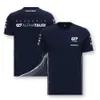 Mercedes Petronas F1 2024 Ubranie drużynowe - czarny sporty na świeżym powietrzu krótkie rękaw Szybki suchy koszulka Coisas Ledais