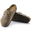 Zapatos de diseñador Zapato casual deslizadores para hombre Plataforma de zapatilla para mujer Mula Verano Corcho Plano Sandalia de cuero Piel de gamuza Deportes Diapositiva Caja de dama