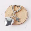 Keychains Heart Christian Religious Beliefs Key-Chains Fashion Jewelry Accessories Gift Y2K Bag Charm Car Keyring