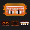 Dinnerware USB Electric Heating Lunch Box Stainless Steel Portable Travel 5V 12V 24V Car School Children Rice Warmer Container Heater