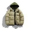 Mannen Dikker Warme Winterjas Casual Parka Uitloper Harajuku Gewatteerde Jas Verschillende Kleur Bubble Jas Kapmantel Kleding 240116