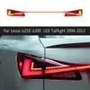 Ensemble de feu arrière de voiture pour Lexus is250 is300 feu arrière LED 06-12 Streamer clignotant frein feux de stationnement arrière lampe arrière
