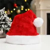 New Banners Streamers Confetti Plush Christmas Santa Claus Hat Adults Kids Christmas Home Decor Props Ornament Navidad Supplies Xmas Party Hat New Year Gift