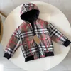 kids Checkered children's clothing double-sided jacket and sprinter long sleeved bottom sweater sports pants set Baby Clothing