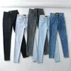 Wholesale of New 2023 Autumn Casual Straight Leg Pants, Pencil Pants, Leggings, Women's Jeans