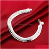 Bracelet & Necklace Fashion Mens Jewelry Set Sterling Sier Plated 10Mm Snake Chain Necklace Bracelet Top Quality Factory Price With B Dhbce