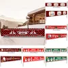 New Banners Streamers Confetti Christmas Outdoor Banner Large Banner Decorations For Home 2023 Outdoor Decor Hanging Banner Poster Xmas Holidays Party Decor