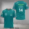 Aston Martin 2023 F1 Takım T-Shirts İspanyol Yarış Sürücüsü Fernando Alonso 14 ve 18 Sıcak Satış 3D Kids T-Shirts