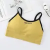 Camisoles & Tanks Women's Sports Camisole Bra Gym Sexy Top Bumper Cotton Soft Comfort Tube Tops Corset Para Mujer