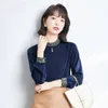 Women's Blouses Wholesale 2024 Spring Summer Autumn Fashion Casual Chiffon Women Shirt Woman Female OL Long Sleeve Top Vy1329