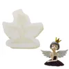 Bakvormen Wing Angel Princess Cakevorm Fondant Food Grade Siliconen Mal Gereedschappen Suiker Chocolade