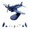 172 US F4U4 Fighter Marine Corps WR13 Ace Aeronave Metal Avião Militar Diecast Modelo Brinquedo Coleção Infantil ou Presente 240115