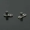 Ringar 20st G23 Titanium Surgical Steel Micro Dermal Anchor Skin Diver Base Surface Piercings Retiners dölj kroppsmycken