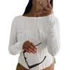 Women's T Shirts Sexy Slim Fit Bare Shirt Long Sleeve Women Workout Tops For Mock Turtleneck