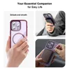 TPU Flame+N52 Magnetic Transparent inner spray Shockproof Phone Case for iPhone 15 14 13 12 11 Pro Max With OPP Bag