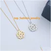 Kmls36001 Bling Stainless Steel Two Wear Four-Leaf Clover 4 Love Heart Cubic Zirconia Magnet Pendant Necklace Jewelry Drop Delivery Dhi5K