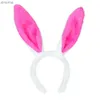 Bandeaux Pâques enfants adultes mignon et confortable bandeau oreille de lapin bandeau robe Costume lapin oreille bandeau cheveux accessoires # YY YQ240116