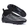 New Outdoor Shoes Men Football Shoes Long Spikes Ultralight Soccer Cleats Professional Training Grass Futsal Grass Unisex TF AG