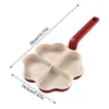 Pannor 4-Cup Hamburger Bun Pan Pancakes Grill Egg Frey Non-Stick Pancake Steak Cooking Breakfast Maker Tool