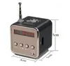 Radio Mini Digital FM haut-parleur Radio Portable FM Receiver Prise en charge Micro SD / TF Card USB avec LCD STEREO haut-haut-parleur MP3 Music Player