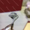 Haute qualité Lady Bijoux Designer Bagues en diamant Femmes Classique 925 Bague de fiançailles en argent Collier de mariage exquis Ensemble de bijoux Cadeau Saint-Valentin