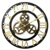 Orologi da parete 40/50 cm Orologio silenzioso vintage con numeri arabi romani, decorazione a pendolo, goccia