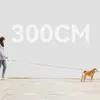 35m発光耐久性犬のリーシュ自動格納式ナイロンペットリードエクステンションパピーウォーキングランニングルーレット犬240115