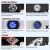 Earrings Stylever 2.6ct D Color Moissanite Diamond Earrings Sterling Sliver Wedding Hie Hoop Earring for Women Wedding Jewelry