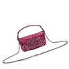 Сумки Valenteno Новая сумка Модная женская сумка 2024 Классический блестящий вечерний кошелек с бриллиантовой магнитной пряжкой-цепочкой Мини-сумка с кристаллами на одно плечо через плечоL9VZ L9VZ
