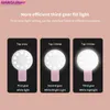 Selfie Lights 1pc Mini Selfie Yüzük Işık Taşınabilir Klipsli Selfie Dolgu Işık USB Şarj Edilebilir Pil Çalışan LED Dolgu Işığı Mobil Fonel240116