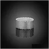Кольца из стерлингового серебра 925 пробы, переплетенное паутинное кольцо для женщин, модные очаровательные свадебные украшения для помолвки 1269 T2, ювелирные изделия с прямой доставкой Rin Dhspm