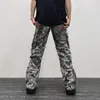 Overalls Camouflage Y2K Fashion Baggy Flare Jeans Cargo Pants Men Clothing Straight Women Wide Leg Long Trousers Pantalones 240115