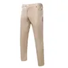 Men's Pants Make A Statement With Faux Leather Pencil Skinny Dress Slim Fit Formal Trousers Black Khaki Grey Blue Or Red