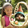 Другие товары для вечеринок Очаровательный пасхальный кролик Садовый кол с шляпой кролика для праздничного пасхального декора Детская выпускная шапка YQ240116
