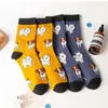 Femmes chaussettes mignon Kawaii femmes automne hiver dessin animé Animal vache chien cochon canard marée mode coréenne Harajuku drôle coton chaussette