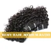 Brazilian Deep Wave Human Hair Bundles Bouncy Curly Hair for Women Short Curly Human Hair Bundles Hair Weaves 6inch 240115