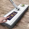 JIUAN Magic Floor Mop Squeeze Cleaning Cepillo giratorio de 360 grados para lavar las herramientas del hogar 240116