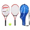 2 pçs/set raquete de tênis padel conjunto duas raquetes compostas raquete praia tênis uma bola com saco para iniciante trainning tênis 240116