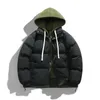 Mannen Dikker Warme Winterjas Casual Parka Uitloper Harajuku Gewatteerde Jas Verschillende Kleur Bubble Jas Kapmantel Kleding 240116