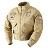 Veste à coque souple pour hommes, coupe-vent militaire, vestes tactiques de la marine de l'armée, manteaux de bombardier de pilote MA1 de haute qualité, 240115