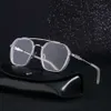 2024 Luksusowe projektant okularów przeciwsłonecznych dla mężczyzn Kobiety Chromy okulary Ramy Nowe duże modne optyczne serce ramy okulaszy unisex wysokiej jakości okulary