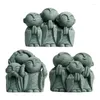 Dekoracyjne figurki małe mnich relaksujące posągi rzeźba