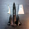 Diecast Metal 1 144 Scale SR-71 Fighter Jet SR71 Blackbird Airplane Alloy Plane Aircraft Model Toy For Collection or Gift 240116