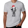 Polos pour hommes Éléphant de Noël Santa Safari Animal T-shirt de vacances Graphiques T-shirt Chemises d'entraînement pour hommes