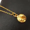 Pendant Necklaces Trendy Shiny Girl Gift Niche Design Durian Necklace Korean Style Women Fashion Jewelry