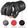 ZTTY Guanti da boxe mezze dita PU Pelle MMA Combattimento Kick Boxing Guanti Karate Muay Thai Allenamento Guanti da allenamento Uomo240115