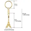 30st Parisian Party Gifts Eiffel Tower Keychain French Souvenir Retro Decor Girl Ladies for Party Bride Wedding240115